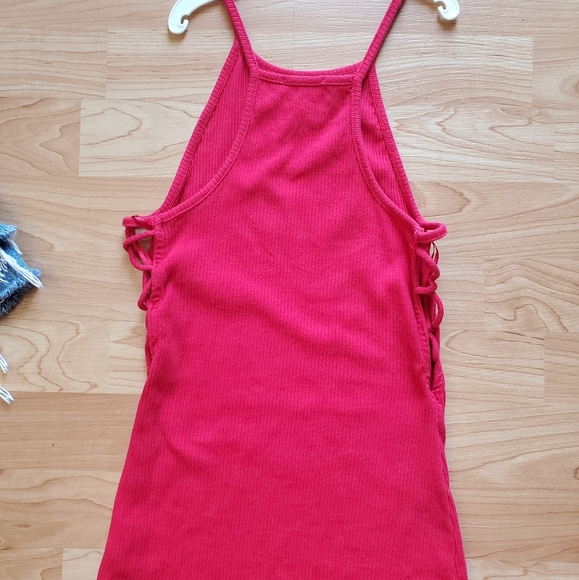 Red Halter Top - Picture 3 of 4